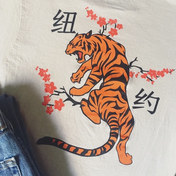 asian tiger shirt